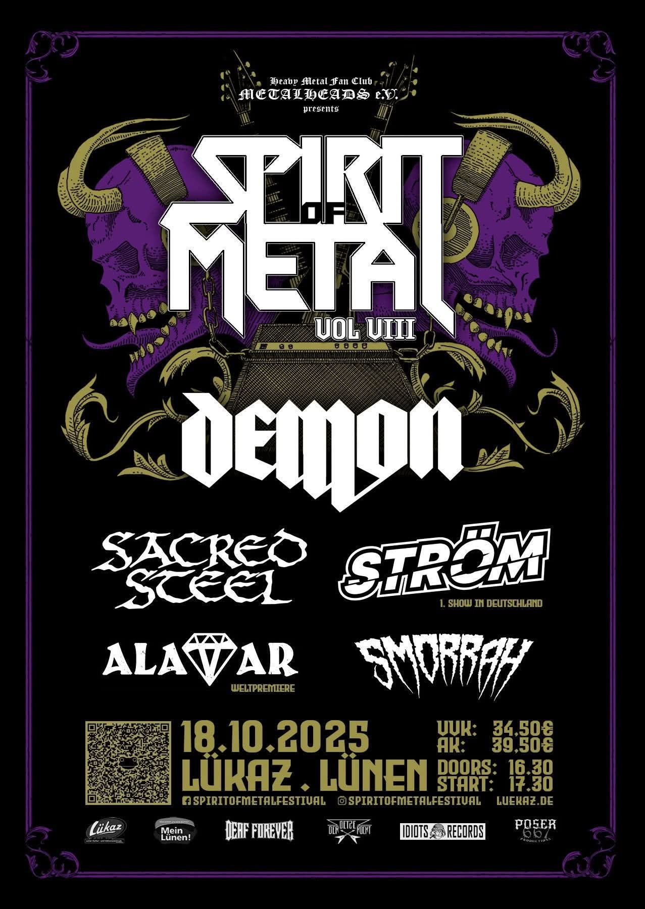 Spirit Of Metal – Lükaz Lünen am 18.10.2025